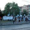 Proizraelská demonstrace v Praze