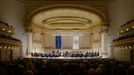 Snímek z úterního vystoupení České filharmonie v newyorské Carnegie Hall.