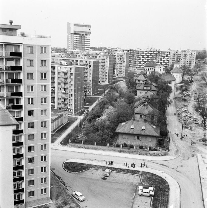 Panelové sídliště v Olomouci, 1974