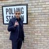 Londýnský starosta Sadiq Khan u voleb.