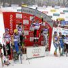 Stupně vítězů slalom FIS Špindlerův Mlýn