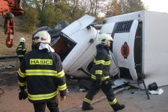 Nehoda kamionu zablokovala na dálnici D1 směr na Brno