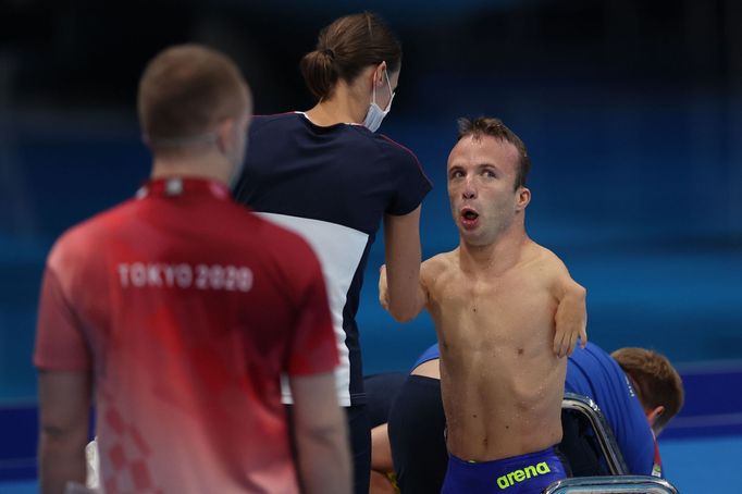 Arnošt Petráček na paralympiádě v Tokiu