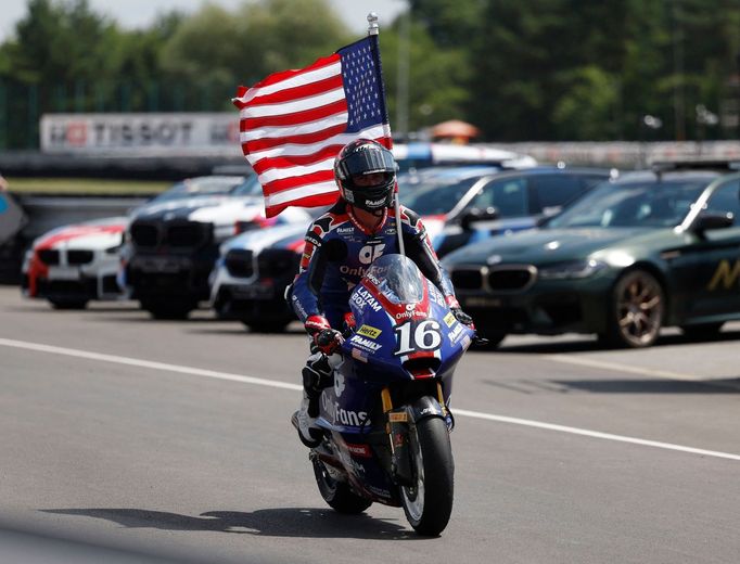 VC České republiky 2025, Moto2: Joe Roberts slaví vítězství