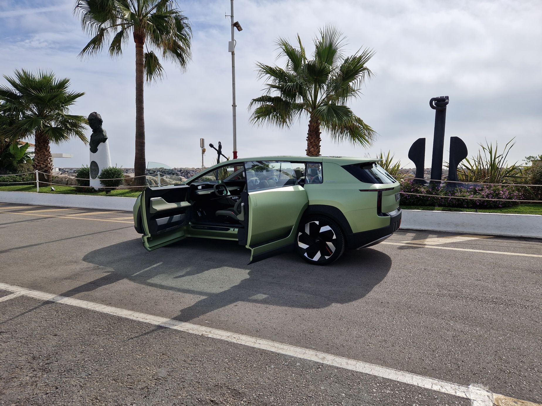 Škoda Vision 7S živé foto Marbella