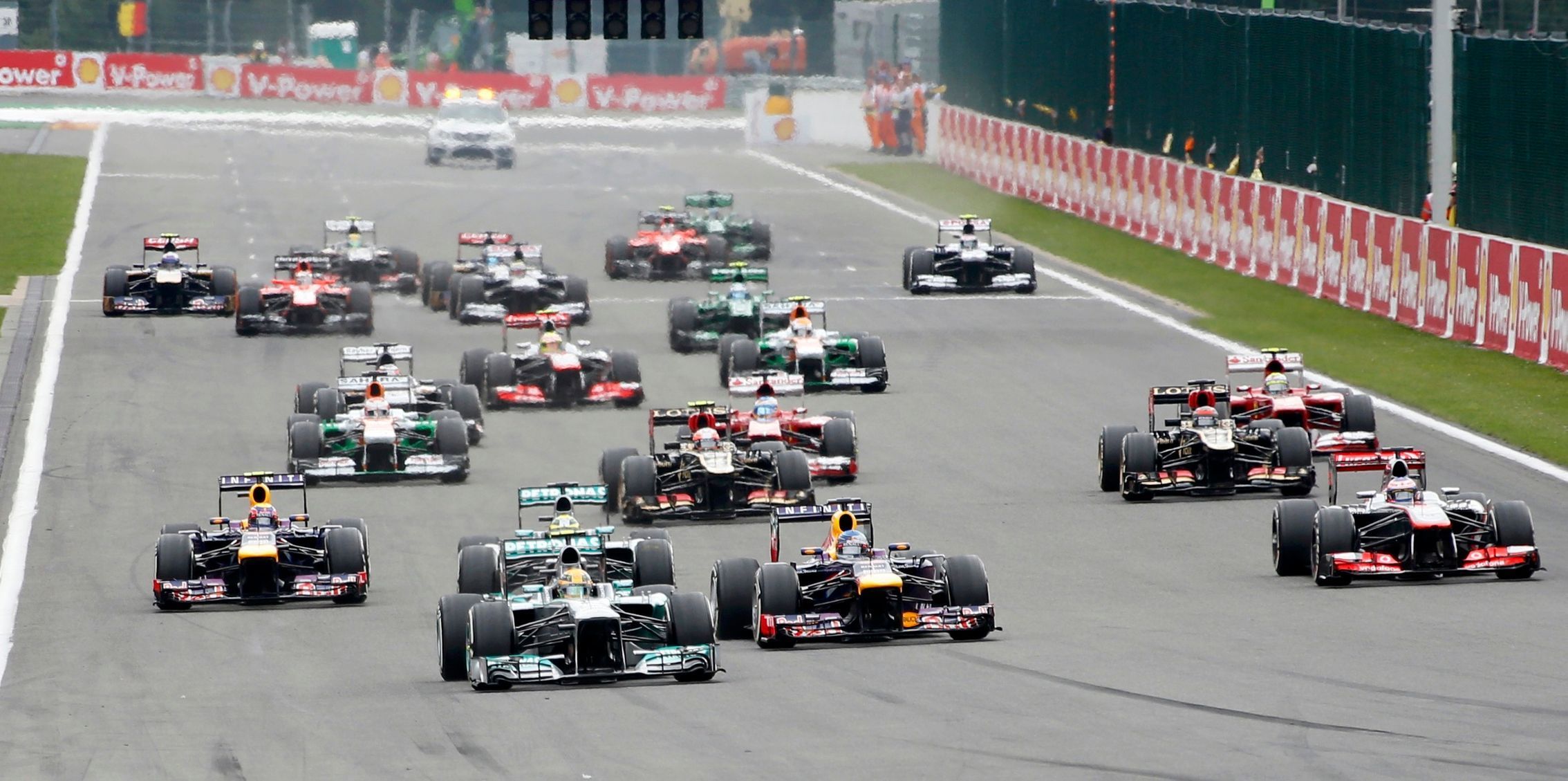 Formule 1, VC Belgie 2013: Lewis Hamilton, Mercedes