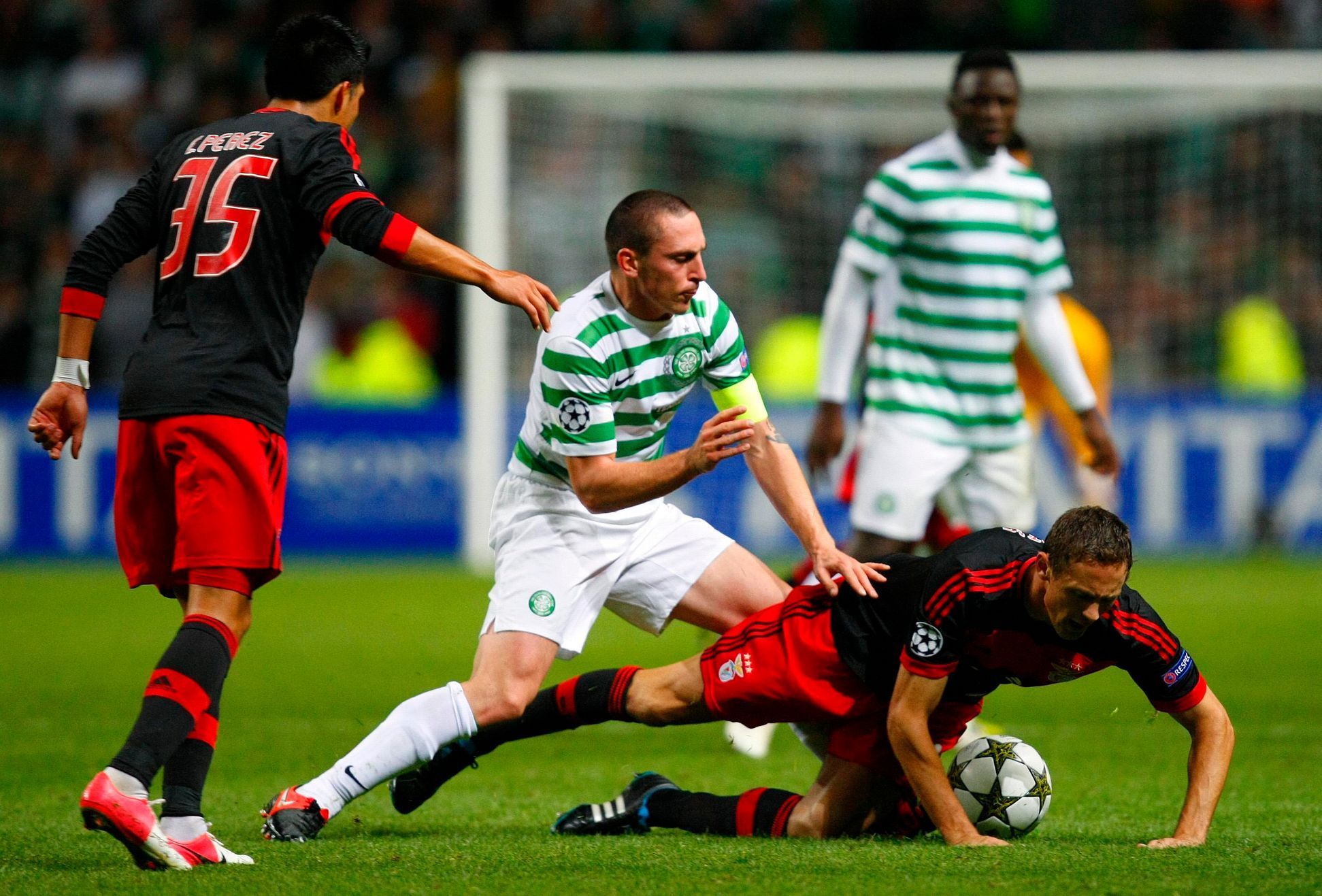 Celtic Glasgow - Benfica Lisabon, boj o míč