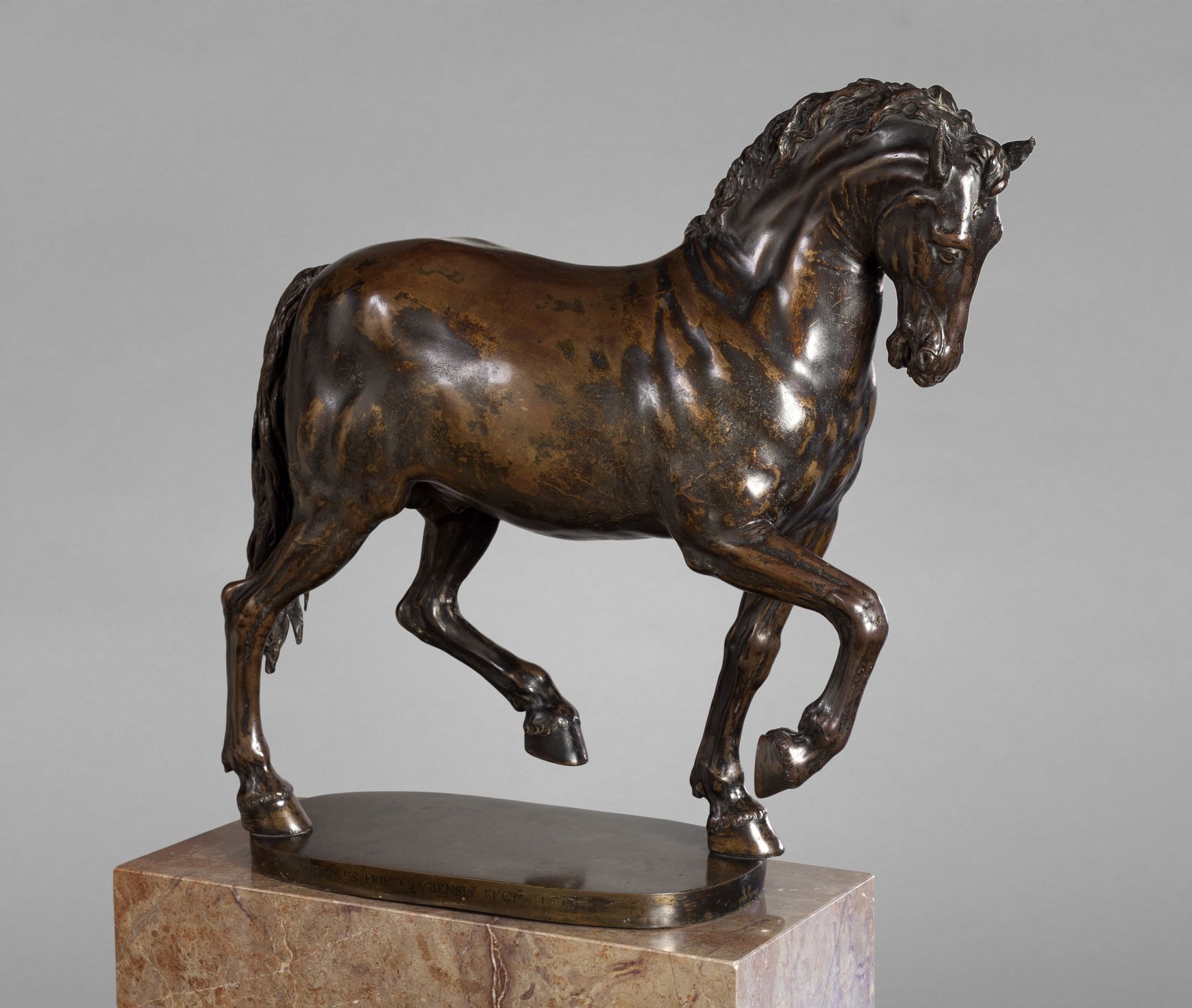 Adriaen de Vries: Kráčející kůň, 1610