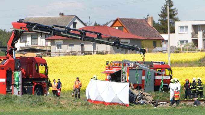 Dopravní nehoda u Kamenného Újezdu.