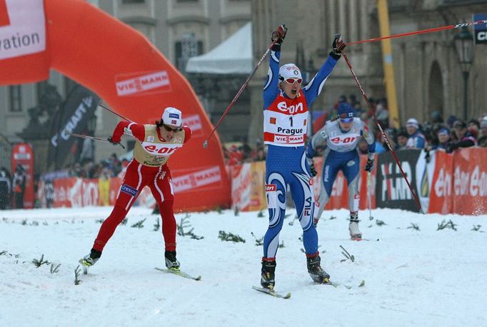 Italka Arianna Follis byla na Hradčanském náměstí nejrychlejší ženou.