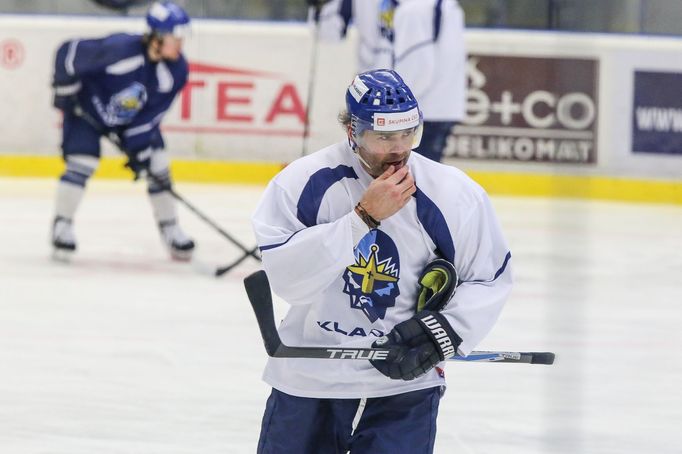 Jaromír Jágr, první den na Kladně po návratu z Calgary