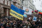 V centru Kyjeva demonstrovalo několik tisíc stoupenců Saakašviliho. Chtějí odvolání Porošenka