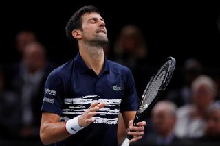 Novak Djokovič, vítěz masters v Paříži 2019