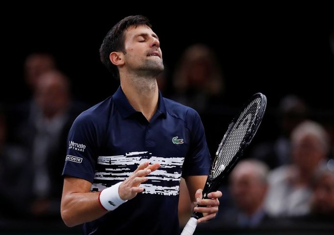 Novak Djokovič, vítěz masters v Paříži 2019