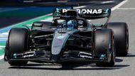 George Russell, Mercedes v kvalifikaci na VC Španělska F1 2025