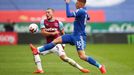 Vladimír Coufal a Harvey Barnes, Leicester - West Ham, Premier League