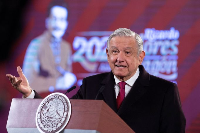 Mexický prezident Andrés Manuel López Obrador.