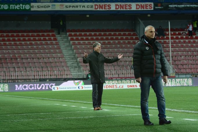 Pohár ČMFS: Sparta-Jablonec: Vítězslav Lavička - Jaroslav Šilhavý