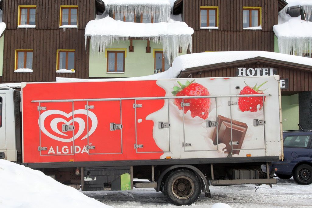 Sníh v Tanvaldu i jinde
