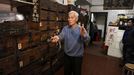 TO GO WITH Lifestyle-medicine-health,FEATURE by Joyce Woo This photo taken on January 31, 2011 shows "Big Snake Mak" -- otherwise known as serpent salesman Mak Tai-kwong, holding a snake at the She Wong Lam snake soup shop in Hong Kong. Snake has been used in China for thousands of years to cure a host of ailments -- snake-fermented wine for arthritis, snake genitals for the kidneys and male sex drive, snake gall bladder for bronchitis.