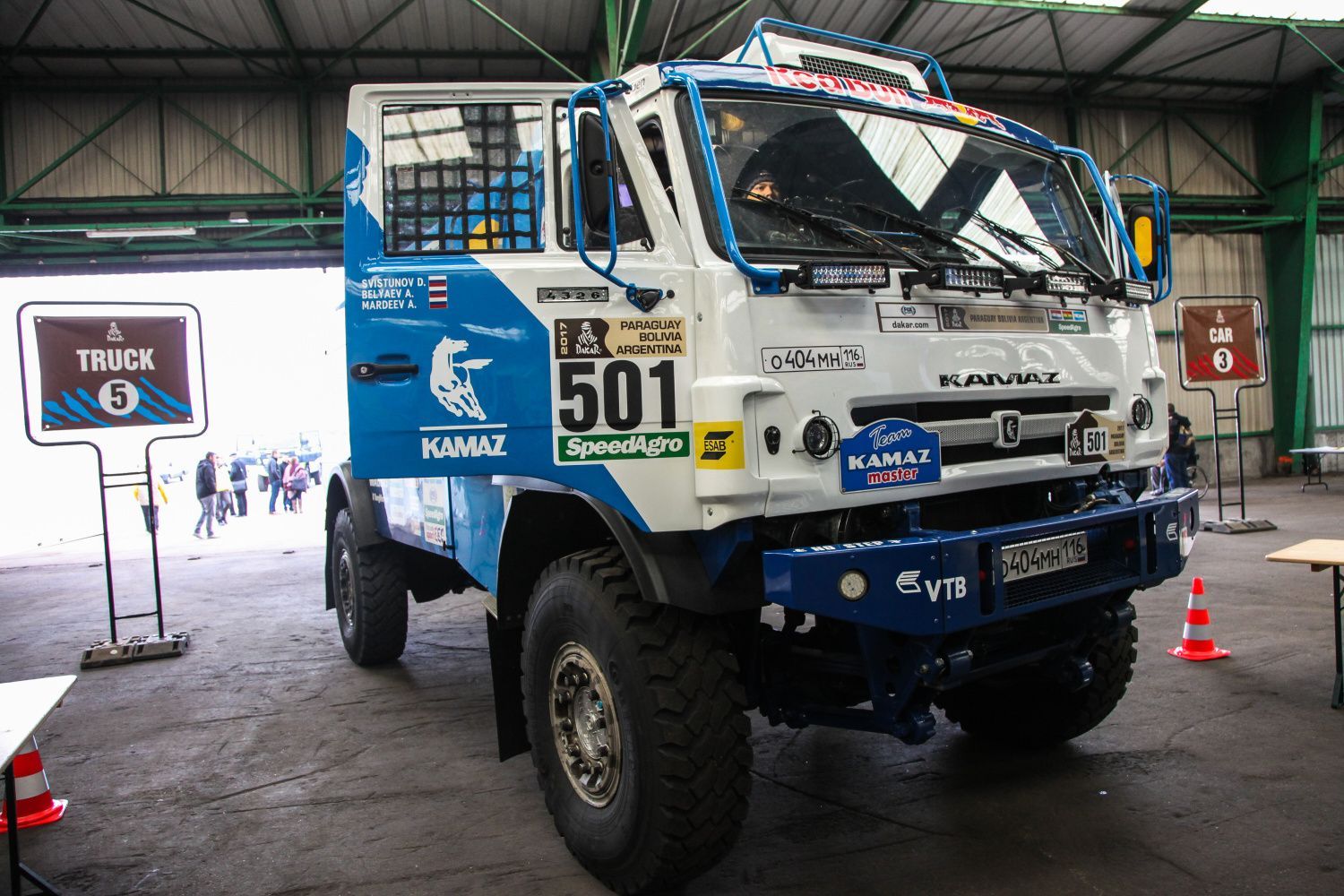 Rallye Dakar 2017, odjez z Le Havre: Airaj Mardějev, Kamaz