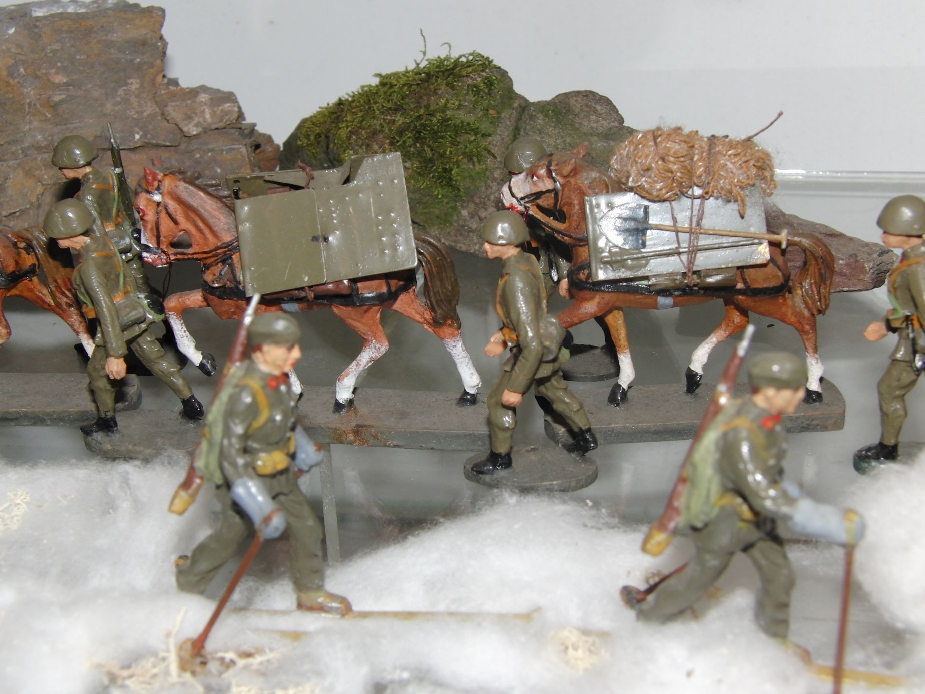 Vojáčci a modely vojenské techniky Lubora Šušlíka