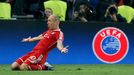 Fotbal, Liga mistrů, Bayern - Dortmund: Arjen Robben slaví gól na 2:1