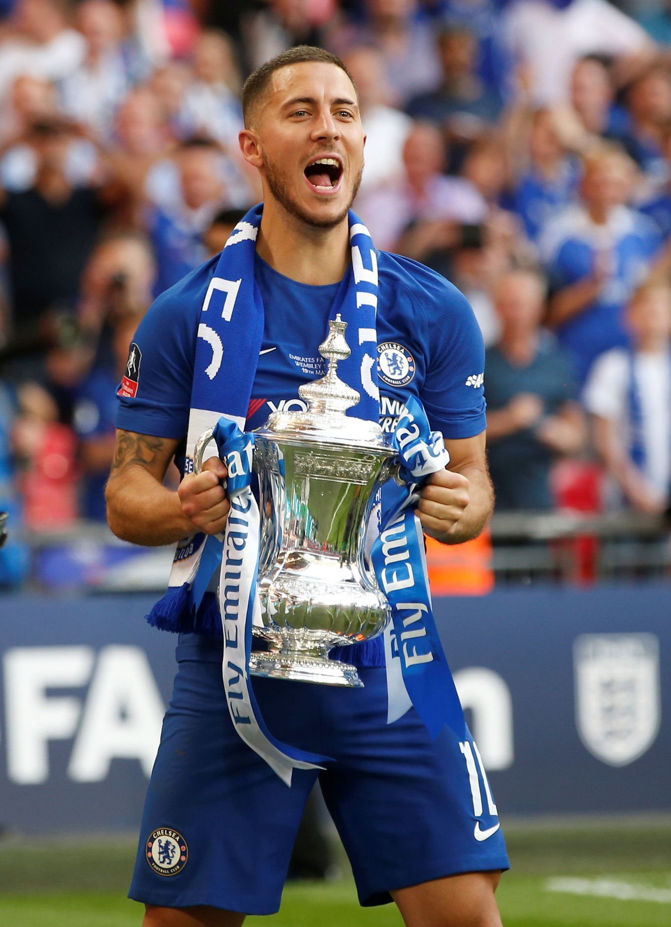 Chelsea vyhrála Anglický pohár - FA Cup (Eden Hazard)