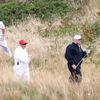 Trump ve svém golfovém resortu v Turnberry