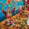 Cheerleaders Kansas City Chiefs slaví vítězství Super Bowlu LIV (2020)
