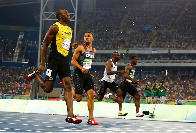 OH Rio 2016: Semifinále sprintu na 100 metrů: Usain Bolt