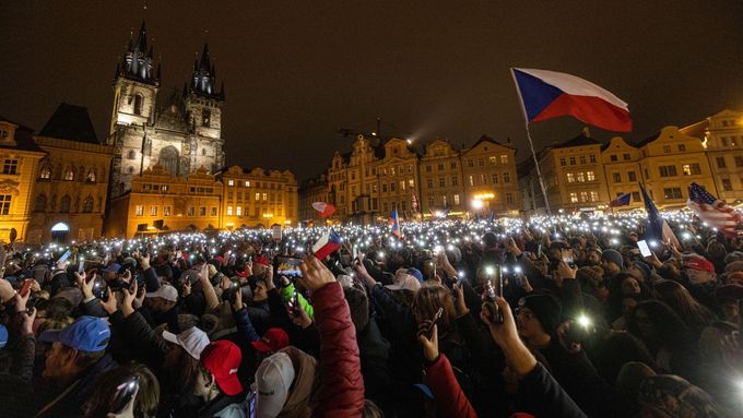 Staroměstské náměstí, Praha, 25. ledna 2023.