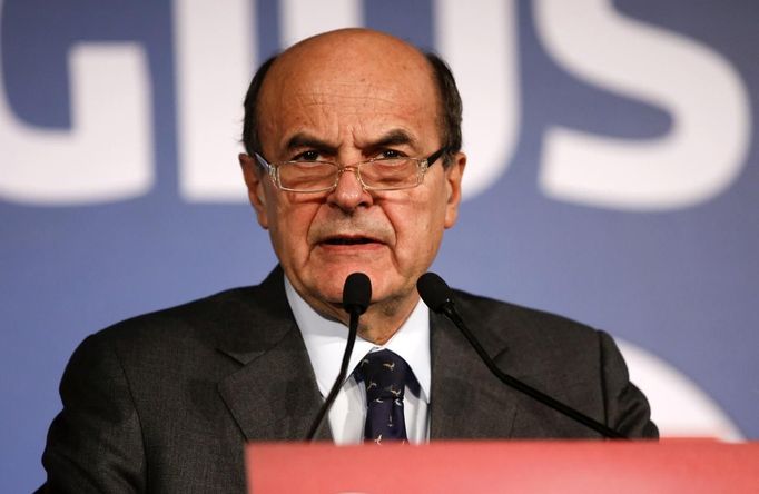 Lídr vítězné strany Pier Luigi Bersani.