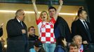 Soccer Football - Euro 2020 Qualifier - Group E - Croatia v Slovakia - HNK Rijeka Stadium, Rijeka, Croatia - November 16, 2019  Croatia's President Kolinda Grabar-Kitarov