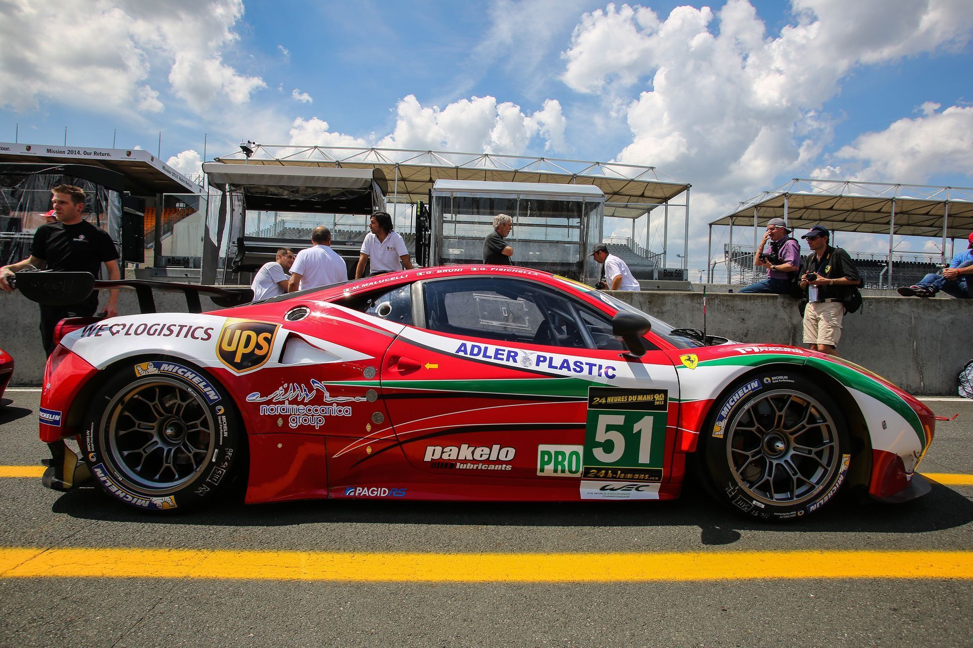 Le Mans 2013, testy: Ferrari 458 Italia