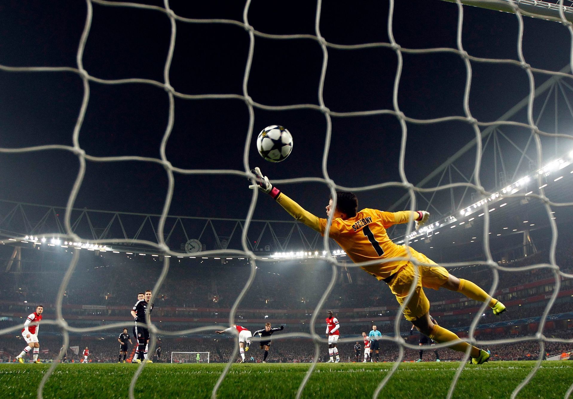 Fotbal, Liga mistrů Arsenal - Bayern: Wojciech Szczesny