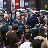 Starost New Yorku Michael Bloomberg uklidňuje občany na tiskové konferenci