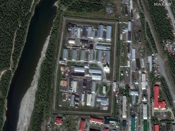 Satelitní snímek trestanecké kolonie v Charpu, kde zemřel ruský opozičník Alexej Navalnyj.