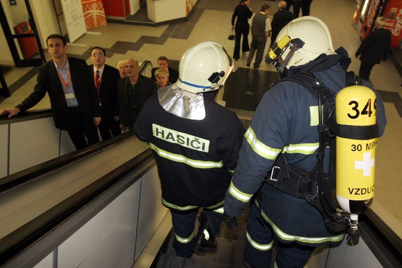 Požár na sjezdu ČSSD