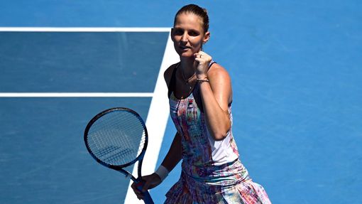Karolína Plíšková na Australian Open 2023.