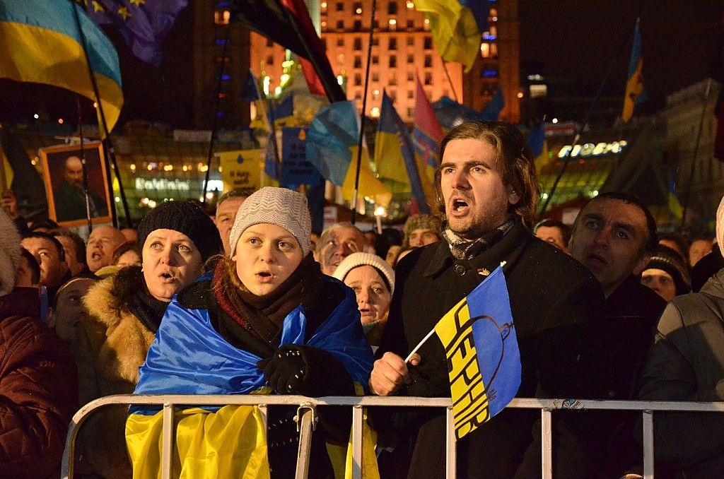 Demonstrace v Kyjevě