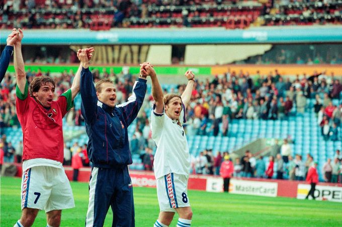 Pavel Nedvěd v turnaji ME EURO 1996.