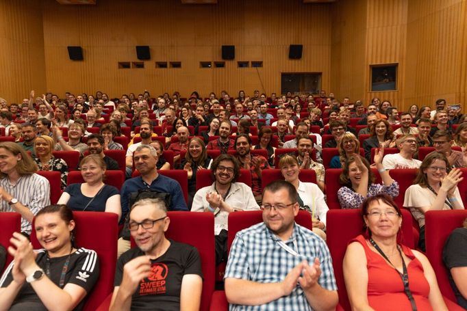 Snímek z karlovarského festivalu.