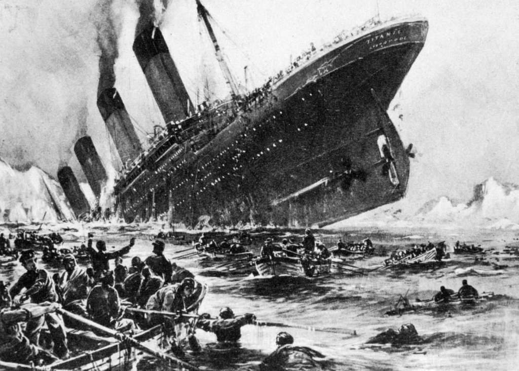 100. výročí (31. května) spuštění britského parníku Titanic na vodu