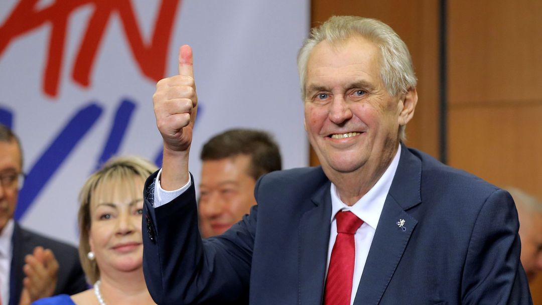 Miloš Zeman Ivana Zemanová volby volební štáb