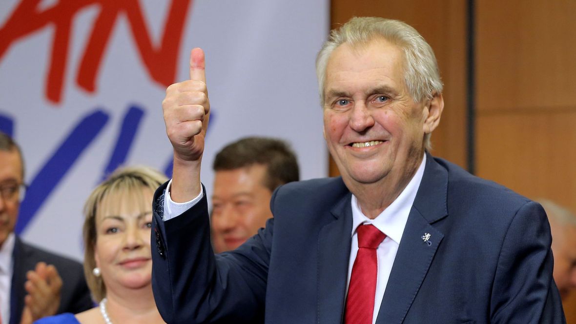 Miloš Zeman Ivana Zemanová volby volební štáb