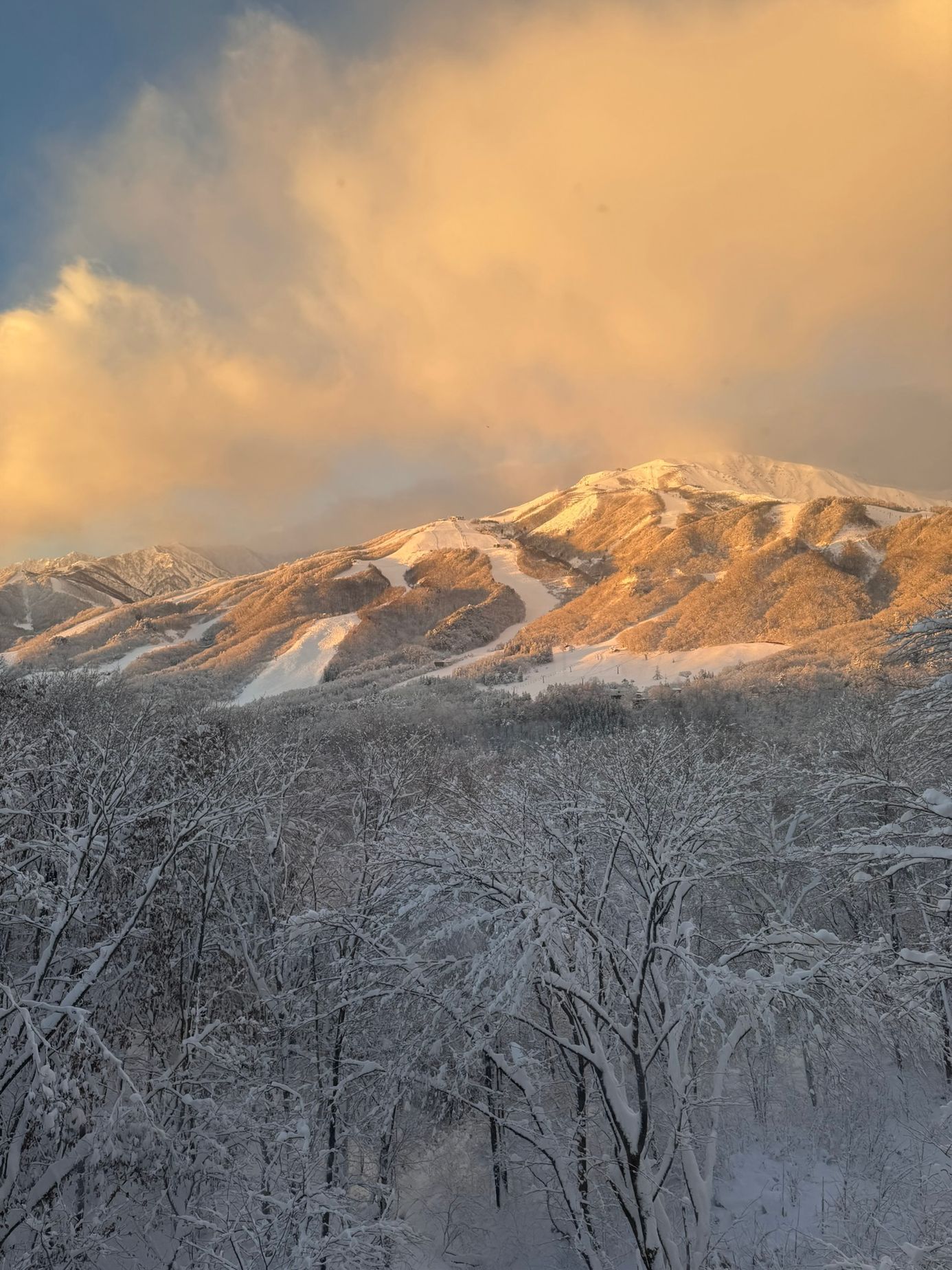 japonsko lyžování hakuba