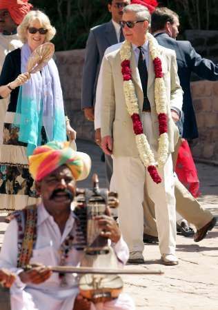 Princ Charles na návštěvě Indie