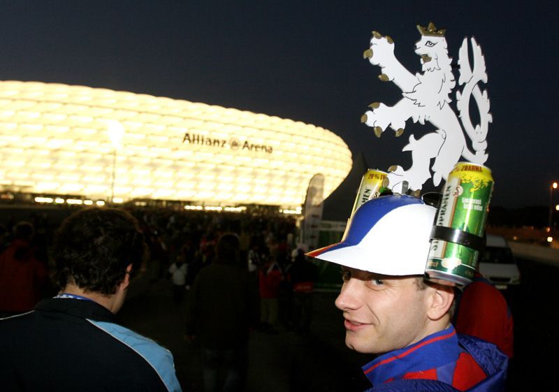 Čeští fanoušci v Mnichově