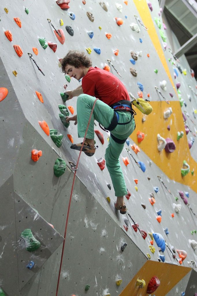 Horolezec Adam Ondra po návratu z Dawn Wall